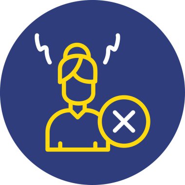 İnsan simgesinin vektör illüstrasyonu