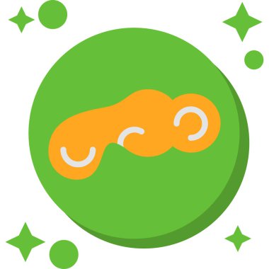 Sosis ikonu. Web için basit sosis vektör simgesi çizimi