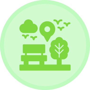 Ağaç. Web simgesi basit illüstrasyon