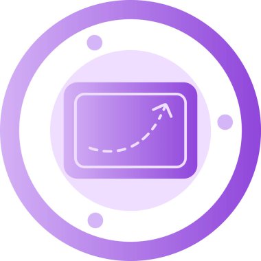 Web arayüzü simgesi, vektör illüstrasyonu