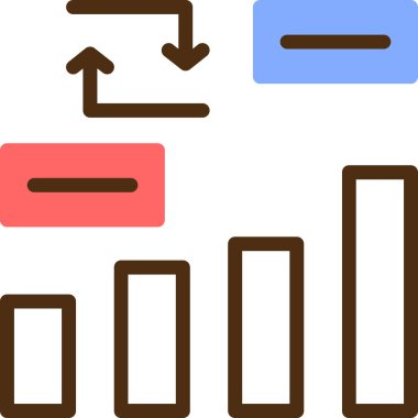 veri analiz çizelgesi simgesi - özet biçimi