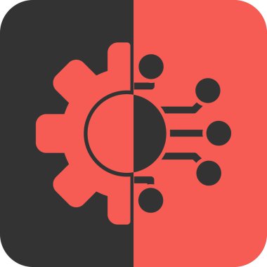 Modern simgenin vektör illüstrasyonu