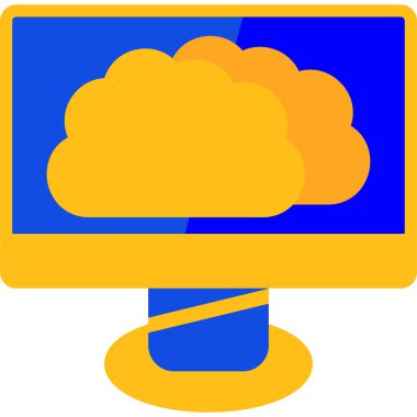 bulut veri sunucusu simgesi