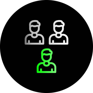 vektör insanlar simge illüstrasyonu