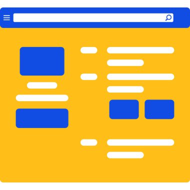 Web tasarım renk simgesi. vektör illüstrasyonu