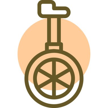 Bisiklet. Web simgesi basit illüstrasyon