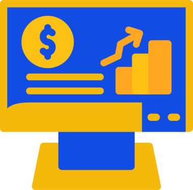 iş analizi finansal simgesi