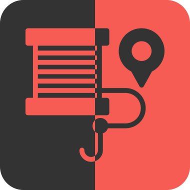 Düzenlenebilir tasarımda tek bir izole fener simgesinin vektör çizimi