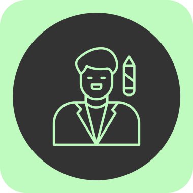 Doktor simgesi soyut arkaplanda izole edildi