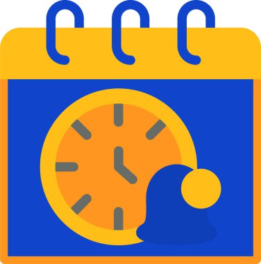 saat zaman simgesi doldurulmuş özet biçimi