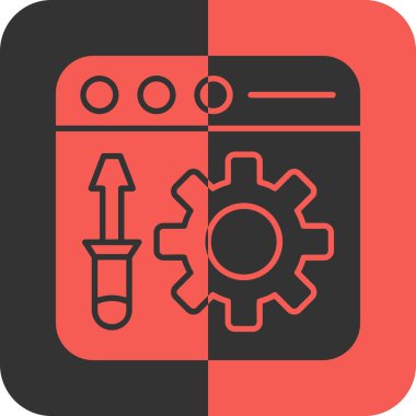 seo modern simgesinin vektör illüstrasyonu