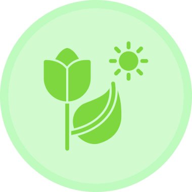 ekoloji yaprağı ikonu vektör illüstrasyonu