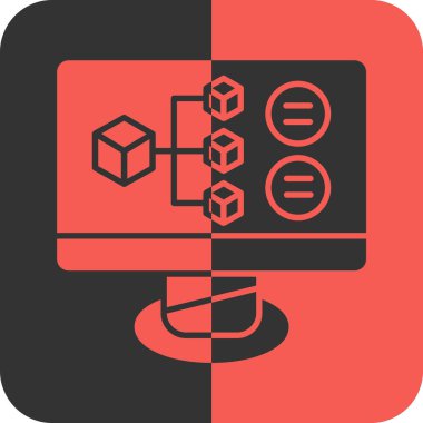 sunucu ağ vektör çizimi