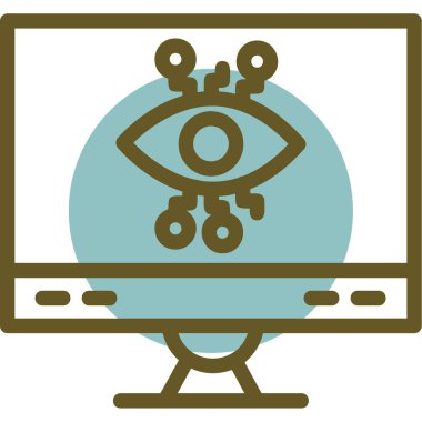 Bir robotun vektör illüstrasyonuName