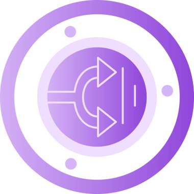 Modern bir simgenin vektör illüstrasyonu