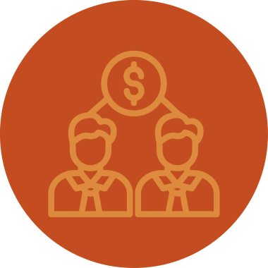 İş ikonu. vektör illüstrasyonu