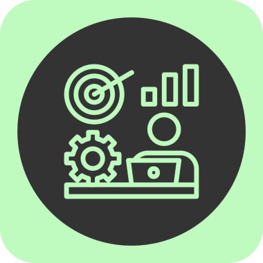 seo modern simgesinin vektör illüstrasyonu