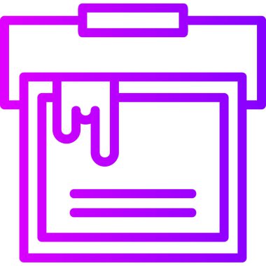 kutu simgesi vektör illüstrasyonu