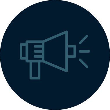 hoparlör vektör illüstrasyon simgesi