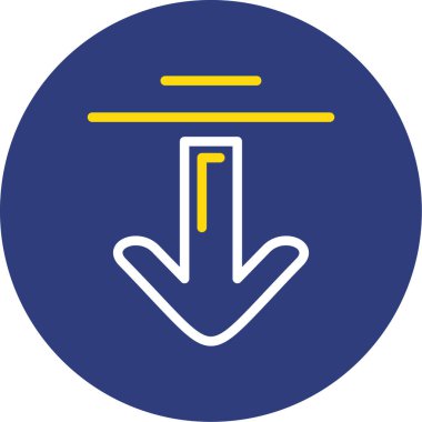 ok simgesi vektör illüstrasyonu