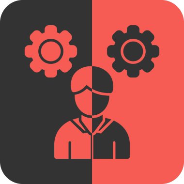 İş ikonu. vektör illüstrasyonu.