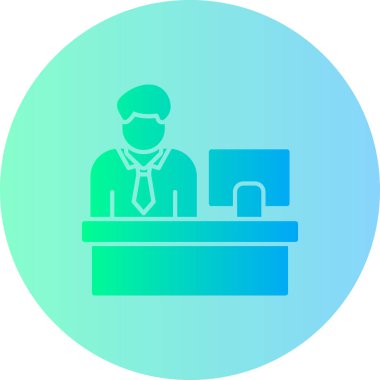 Bir doktorun vektör illüstrasyonu