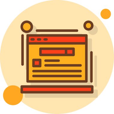 Web tasarımı. Web simgesi