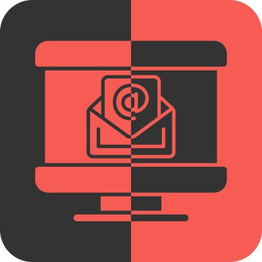 E- posta simgesi vektör illüstrasyonu