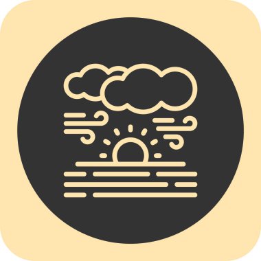 Hava tahmini. Web simgesi