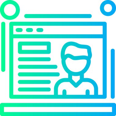 Belge. Web simgesi basit illüstrasyon