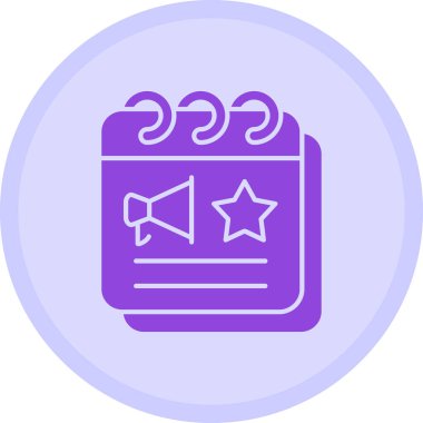 Takvim simgesi vektör illüstrasyonu