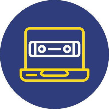 Ses. Web simgesi basit illüstrasyon