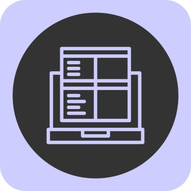 seo modern simgesinin vektör illüstrasyonu