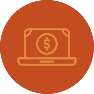 Dolar simgesi vektör illüstrasyonu