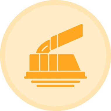 Tek bir simgenin vektör illüstrasyonu