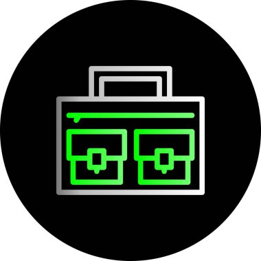 Modern bir simgenin vektör illüstrasyonu