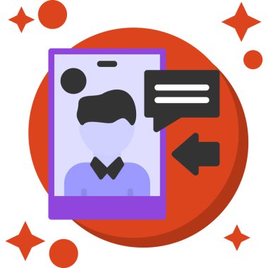 avatar sohbet ileti simgesi - özet biçimi