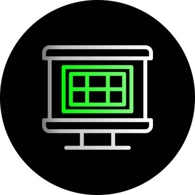 seo modern simgesinin vektör illüstrasyonu