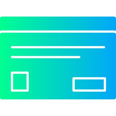 Web simgesi, ekranın vektör illüstrasyonu