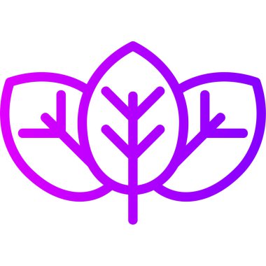 Ağaç. Web simgesi basit illüstrasyon