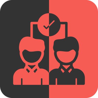 Bir grup insanın vektör çizimi