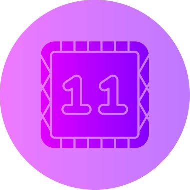 Takvim simgesinin vektör illüstrasyonu