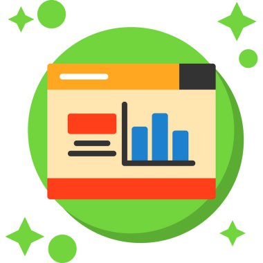 iş ve yönetim kategorisindeki veri analiz çizelgesi simgesi