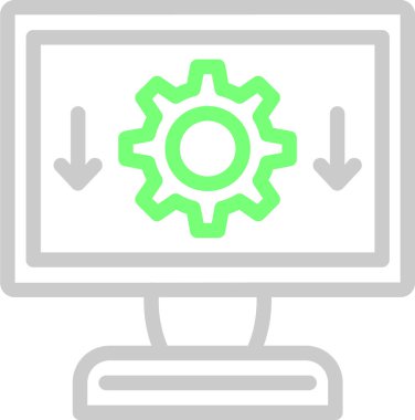 seo modern simgesinin vektör illüstrasyonu