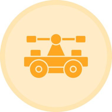 Bir arabanın vektör illüstrasyonu