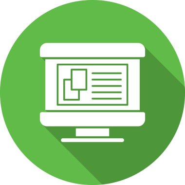 dizüstü bilgisayar web renk vektörü çizimi