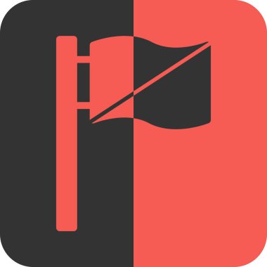 Soyut grupta bayrak simgesi izole edildi