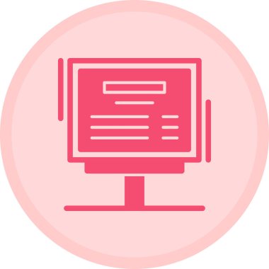 Laptop modern simgesinin vektör illüstrasyonu