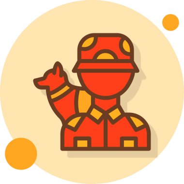 Miğfer. Web simgesi basit illüstrasyon