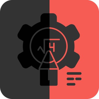 Modern b 'nin vektör illüstrasyonu vites simgesinden yoksun